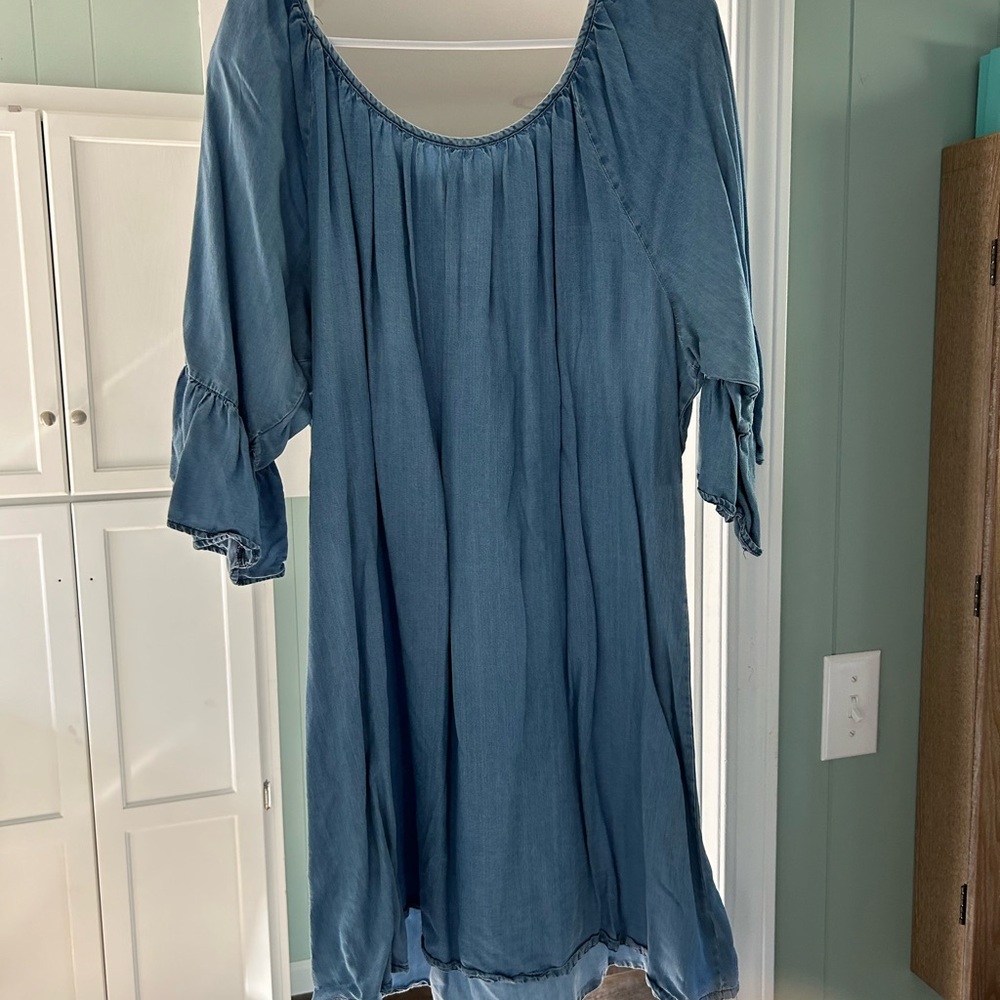 Chambray tunic